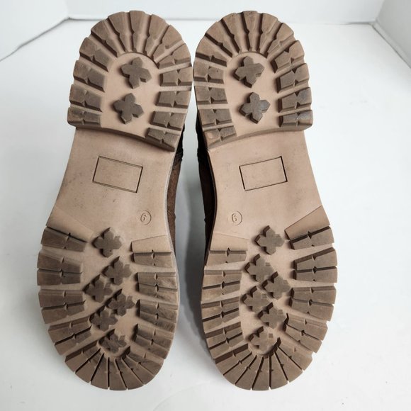 Seven for All Mankind Chelsea Boots Womens 9 Bestie Faux Brown Suede Almond Toe - Picture 9 of 9